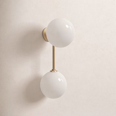 Salonko 2-Light Dimmable Armed Sconce