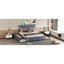 Lit plateforme tapissier avec lit gigogne et tiroirs-2015253686