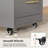 Wood Salon Trolley Cart With 4 Wheels-98847671