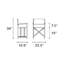 Capri Folding Director Chair-1114026698