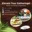 Assiette plate Palm Leaf