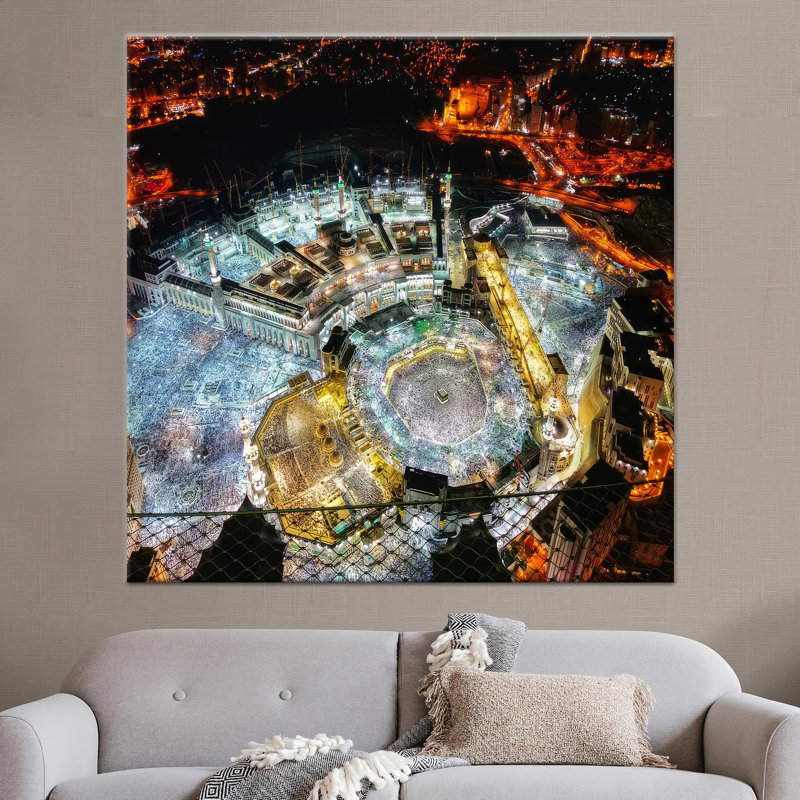 Art moderne sur toile, paysage moderne kabaï, H : 55,1 x L : 55,1 pouces