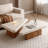 Natural cave stone design feel coffee table