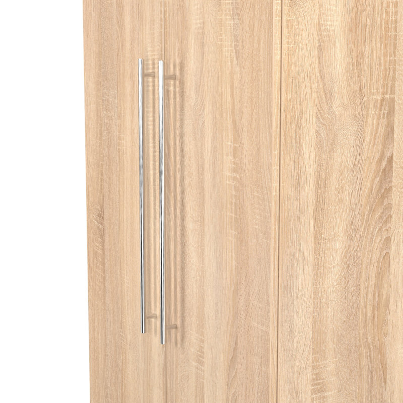 Taevyn Manufactured Wood Wardrobe, Oak