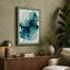 Teal Depths Abstract - Wrapped Canvas-247746948-247746958