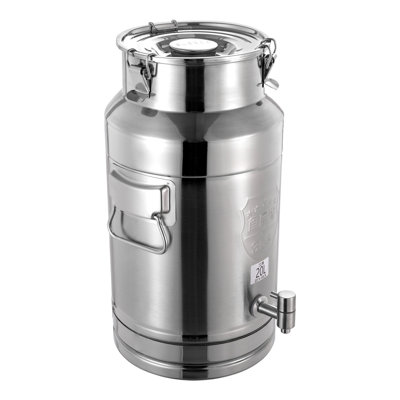 Demitrios Stainless Steel Milk Can Beverage Dispenser