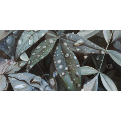 Leaves after rain - 15.75"x31.50" Desk mat