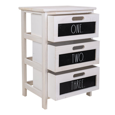 Helgrit 3 Drawer Storage Drawer