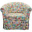 Fauteuil demi-tonneau en polyester Heplers de 77,47 cm de large-27764865