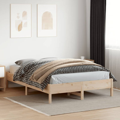 Brilliana Solid Wood Bed
