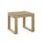 Table d'appoint d'extérieur en bois d'eucalyptus massif Gavina