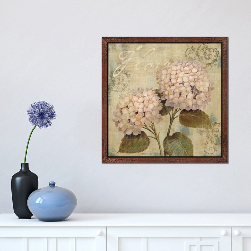 Ornament II by Daphne Brissonnet - Print on Canvas, 45.72 cm H x 45.72 cm W, Brown Framed