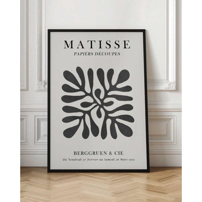 Impression florale murale: collage inspiré de Matisse