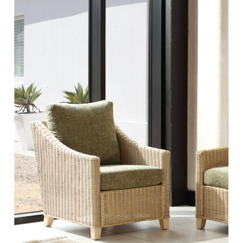 3 Piece Conservatory Sofa Set, Green