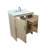 31'' Single Bathroom Vanity with Engineered Stone Top