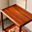 Double plant support with water stop mortise joint