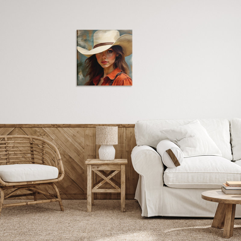 «Cowgirl Gaze Beneath Hat», conception de Kim Allen