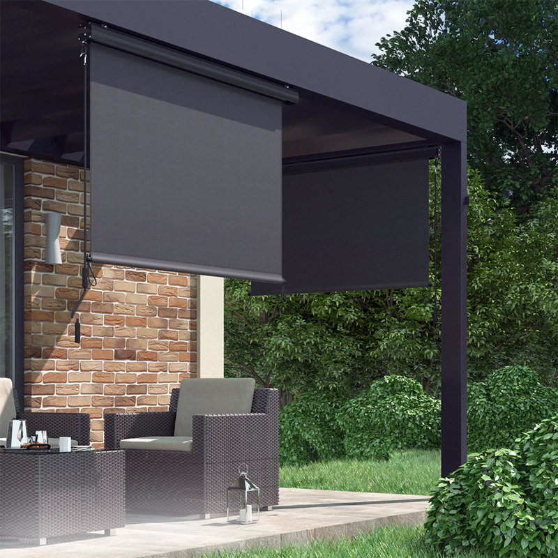 1.6m W x 2.5m D Retractable Patio Awning
