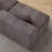 Curved Sectional Sofa With 4 Pillows