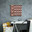  «Kuba Canvas Mat 1 Blush C» par Sue Schlabach, art mural sur toile, 18 po x 18 po