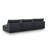 Commix Down Filled Overstuffed 3-Piece Armless Sectional Sofa-109729074