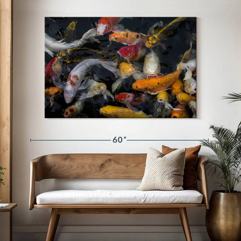 Koi Brampt abondant, H 34 po x l 51 po