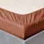 200 Thread Count Microfibre Stripe Fitted Sheet 40cm-80978006-80978013