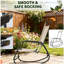 Siège relaxant, chaise berçante d'extérieur