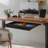 Under Desk Mounted Sliding Pull-Out Drawer Storage Organizer