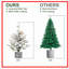 Arbre de Noël 3 pi avec base en pot, 70 lumières DEL blanc chaud, 365 pointes, branches en PE + PVC et 7 pommes de pin - idéal pour les petits espaces et la décoration intérieure-347458143