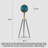 Modern Luxury Compact Tripod Floor Clock