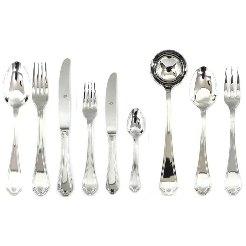 Ensemble de couverts Leonardo - 39 pièces - Acier inoxydable