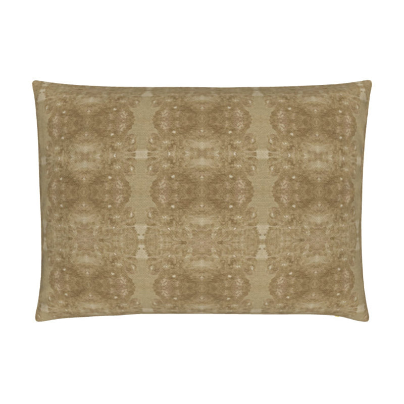 Centerpiece Lumbar Pillow Cover & Insert, Golden Geometric