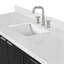 Ensemble de meuble-lavabo simple 60 po en bois massif avec plateau en quartz noir Carrara de 1,5 po Haun-887759776-887759777-887759788