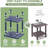 Outdoor Side Table 2 Tier  Outdoor Table For Adirondack Side Tables For Outside Or Indoor Bamboo End Table For Pool Porch Weather Resistant Easy Maintenance-119291020