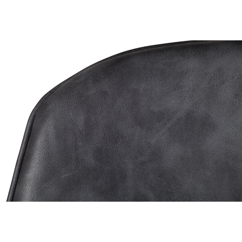 Chaise de salle à manger Conlon Clinkscales, Gris foncé