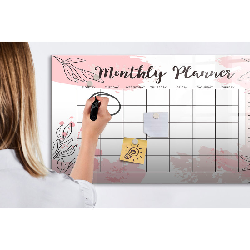 Magnetic Glass Dry Erase Board