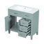 Armoire de salle de bain 36 po avec lavabo et tiroirs 36 po-750863129