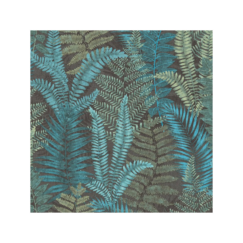 Galerie Flourish Green Tree Leaf Wallpaper FL61119, Blue