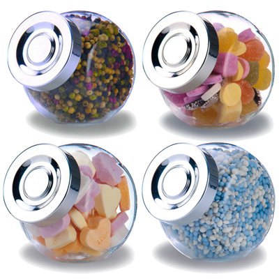 Glass Jar - Set of 4