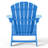 Geoff Plastic Adirondack Chair with Ottoman Set-440759051