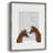 Fox Lovers Framed Print - Solid Wood