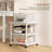 Olias 52.5cm H x 50cm W Printer Stand with Wheels-1382181574