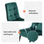 Fabric Upholstered Metal Parsons Chair-320427711