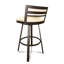 Tabouret de bar et de comptoir pivotant Xylia-99925336