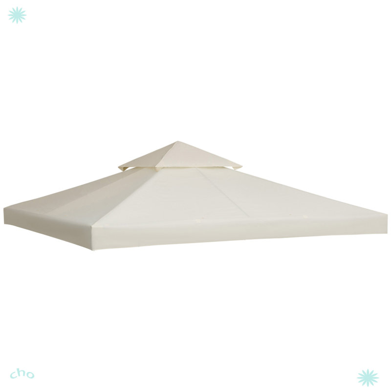 Auvent de remplacement pour abri de jardin, housse UV à 2 niveaux