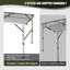 Table de barbecue pliante pour l'extérieur, table de barbecue portative à hauteur réglable avec plateau en filet