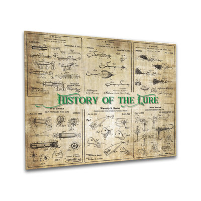 Histoire du leurre - collage de brevet