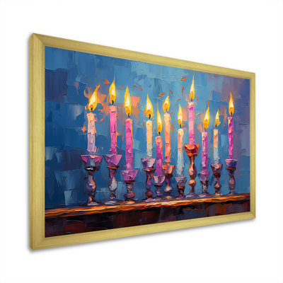 Judaism Hanukkahs Hue - Judaism Canvas Art Print