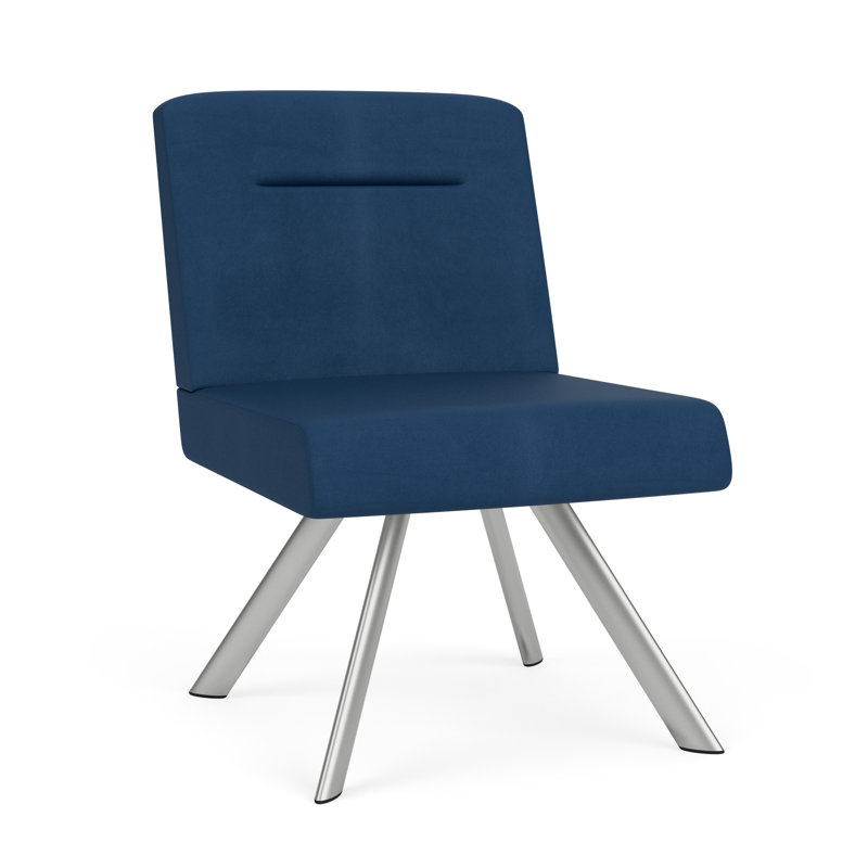 Chaise d'invité Willow, Argent argent, Patriot Plus Blue Ridge
